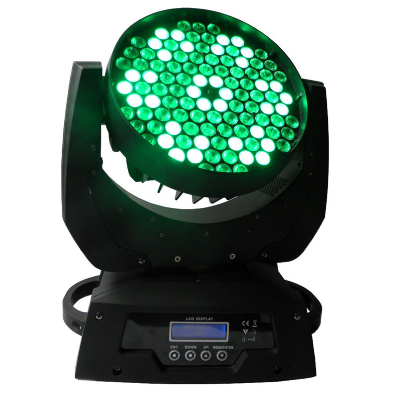 Van het LEIDENE van DMX512 108x3w het Bewegende Hoofd Wasgezoem