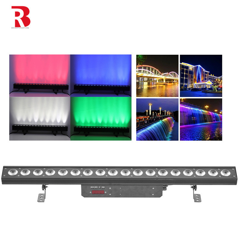 90V 240V Waterdicht DMX512 RGBW 4in1 LED Waslucht LED Stadslicht Voor DJ Disco