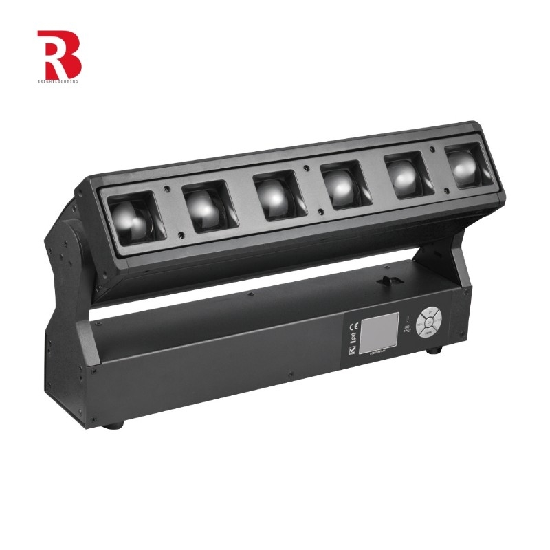 6pcs 40W Animatie Laser Projector LED Spot Moving Head Light Voor Disco Club Project