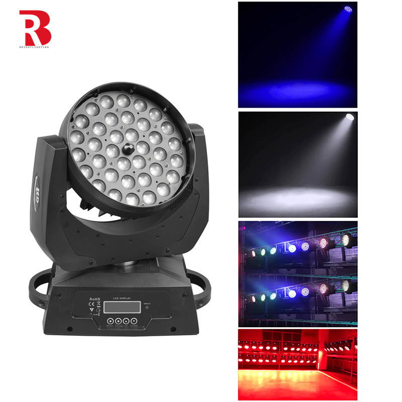 380 Watt LED WASH Moving Head 36*10W RGBW Stage Light Voor commerciële displays