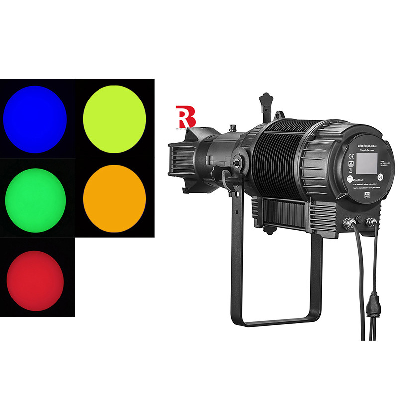 200w RGBW stille vaste focus Fan-less IP65 LED Spot Studio Stage Light