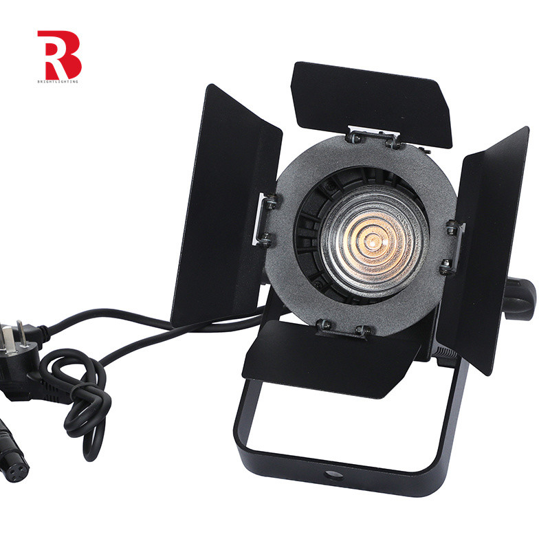 Dmx 60W LED Mini Fresnel Spotlight 60w Enkel WW / CW Podiumstudiolicht