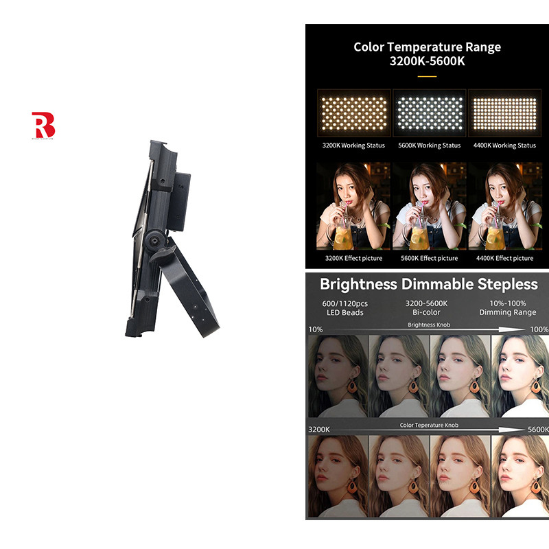 Nieuwe 220W Bicolor LED TV Studio Video Panel Licht Film Studio Stage Lighting Equipment