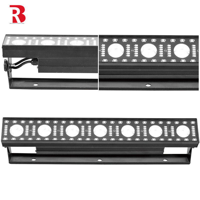 DMX512 LED 63 Positieve witte flits+48 SMD5050+3-in-1 Matrix Stage City Lights