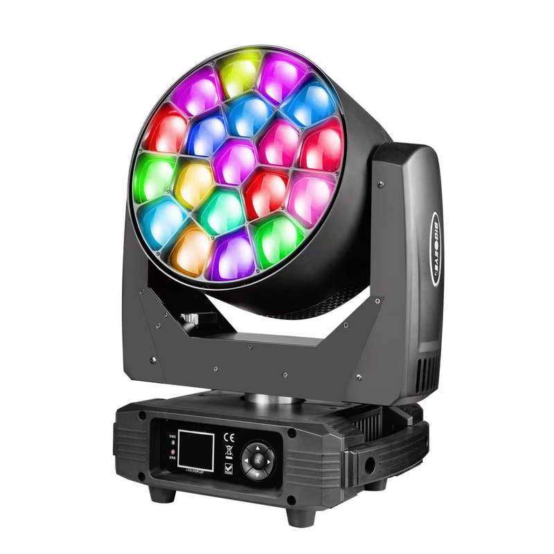 240V 6000K 19*15W 4in1 Big Beeeye Pixel LED Stage Light