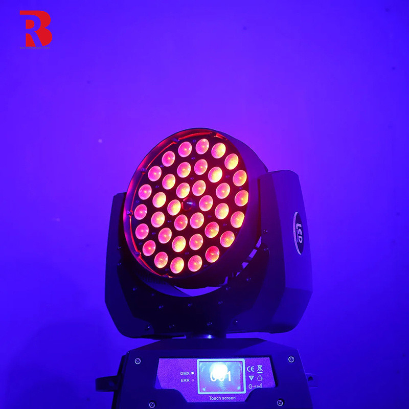 LED Bewegend Hoofd Beeye Strobe ZOOM BEAM Licht 36 * 10W RGBW 4-in1 Voor podiumshow