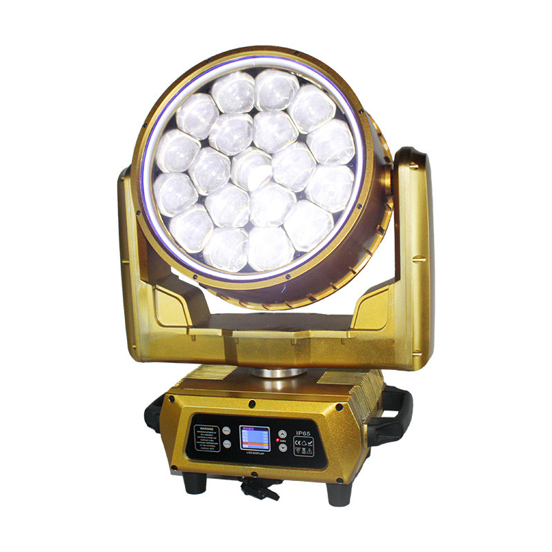DMX512 LED bewegende kop rotatie IP65 19pcs 40W 4in1 Beeye Stage ZOOM DJ Light
