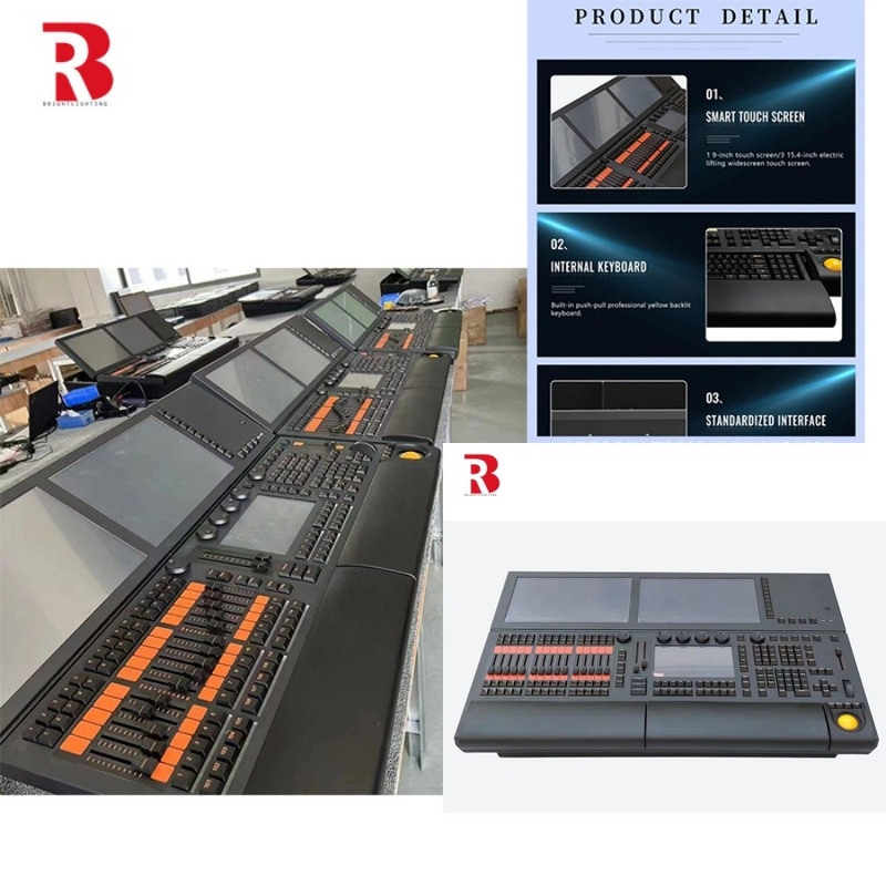 State-of-the-art DMX-systeem met dubbele schermen en aanpasbare opstellingen