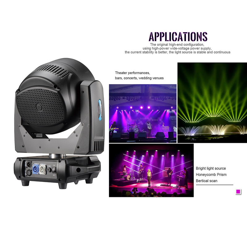 LED Indoor Moving Head Beeye Stage 7pcs 40W 4-In-1 Zoom Beam Light For Event