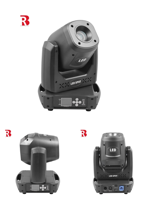 8000K DMX512 Moving Head 100W LED Spot Beam Stage Light Voor Theater En Studio
