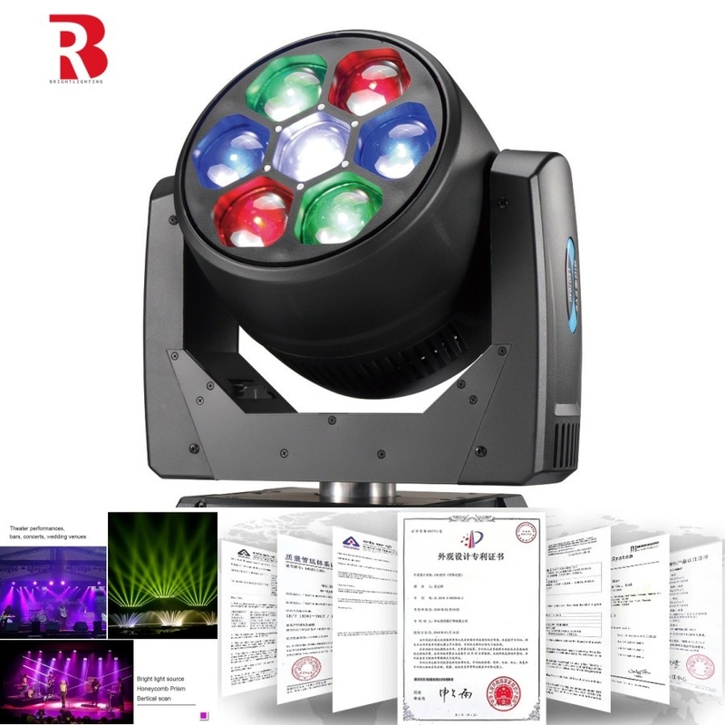 RGBW 4in1 Dynamische LED 7x40W Bewegende koplamp voor studioomgevingen en film sets