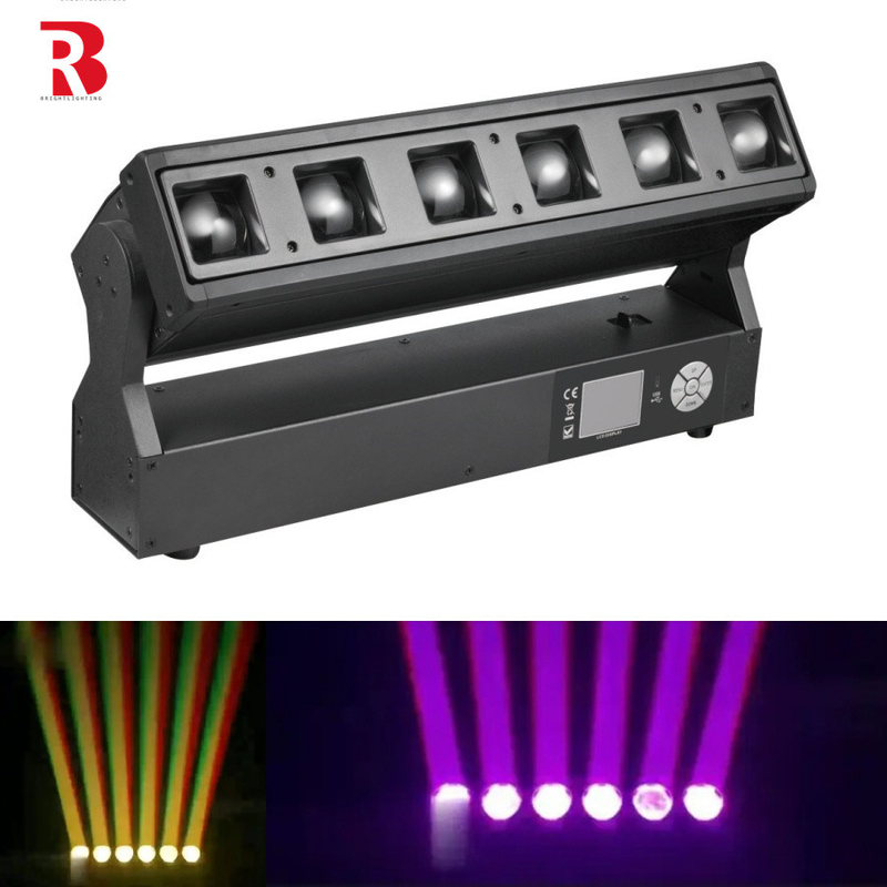 Stage Light LED 6*40W RGBW 4in1 Moving Head Light Voor DJ Disco Party Club Strobe