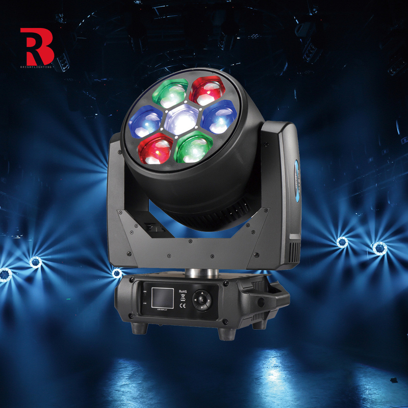 LED Beeeye Zoom 7*40W Indoor LED Moving Head Light Voor Bar Disco Concert