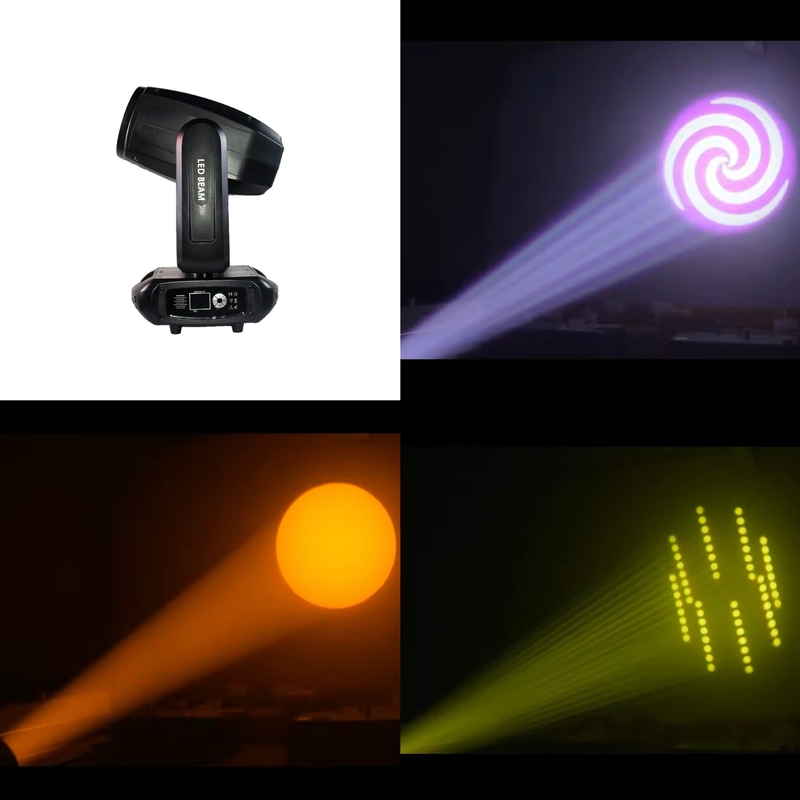 Hoogwaardige LED DMX512 Beam Stage 200w Moving Head Light Voor Disco Party