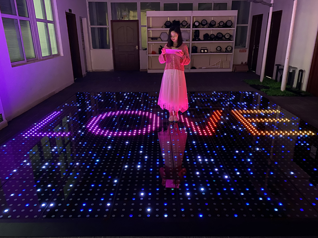 DJ 15W RGB LED Stage Dansvloer Fabriek Voor Bruiloften En Evenementen