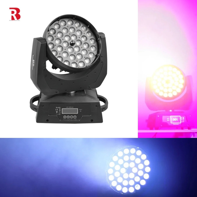 4in1 Rgbw Zoom Led 36pcs X 10w Moving Head Wash Light voor professionele evenementverlichting