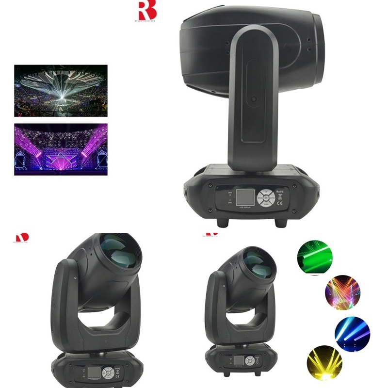 DMX512 295W Bewegend hoofd licht Master Slave Modes Voor zachte wassen scherpe balken