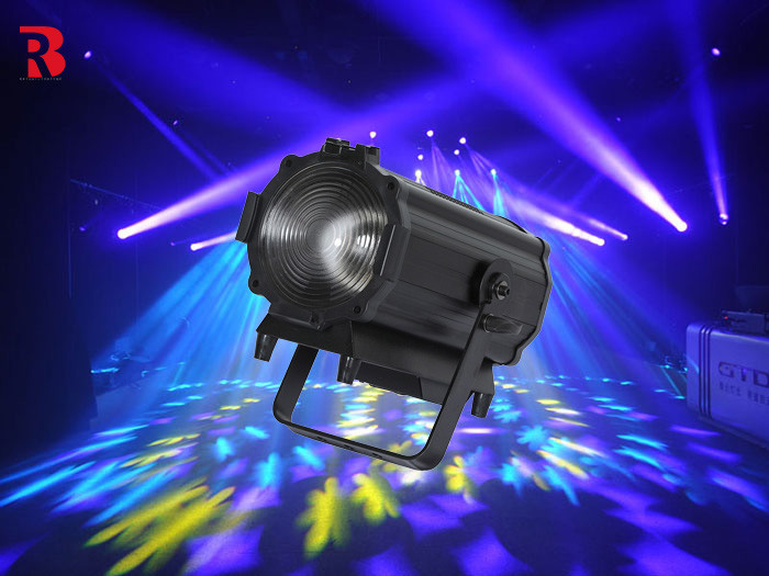 LED Strobe Light Fresnel Spot 1/3CH Single Color Gobo Auto Running voor feest