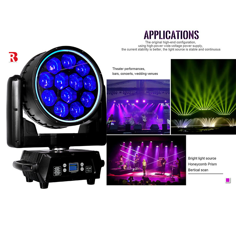12*40W LED bewegende kop DMX512 waterdicht LED podiumlicht voor concert