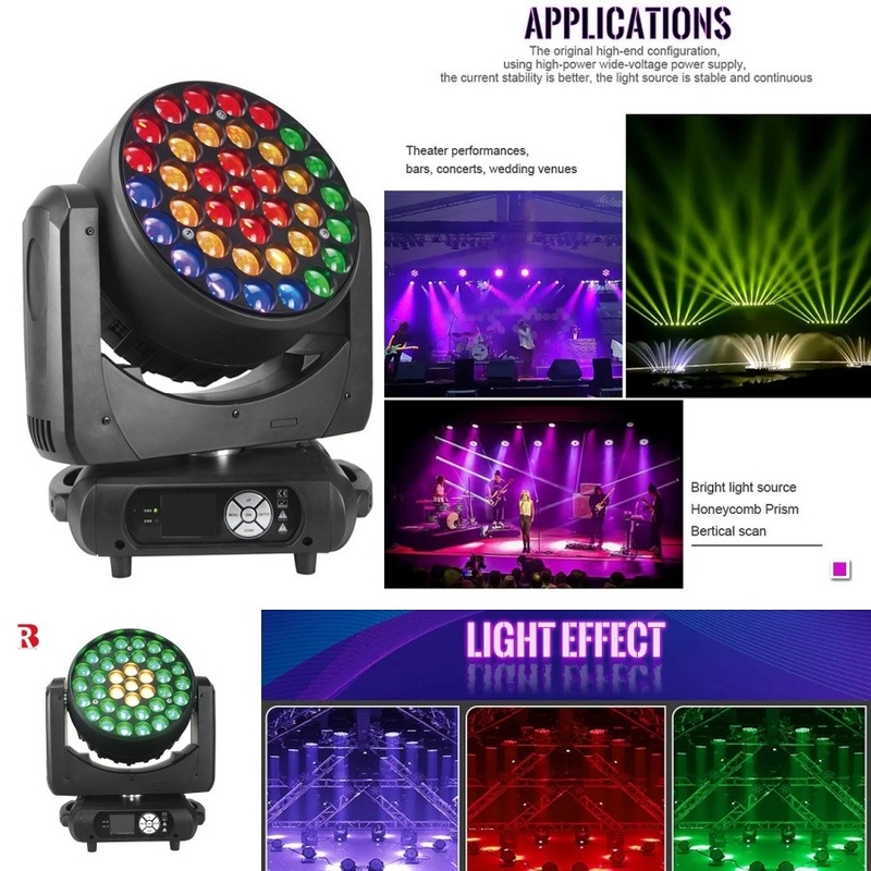 Gebruikersvriendelijke interface Bee Eye Bewegende koplamp voor snelle navigatie door instellingen