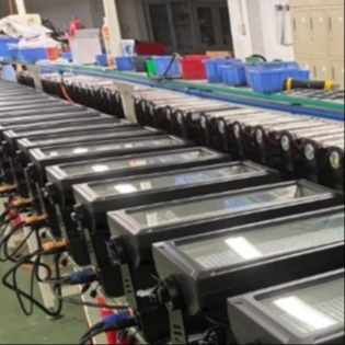 1000W LED Strobe Light RGB 3 in 1 DMX512 Zwart LCD voor feest