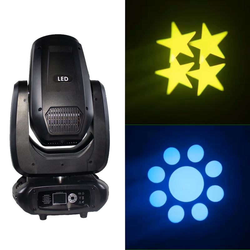 LED 200w trillend hoofd draaiend prisma punt 200w LED balk punt bewegende koplamp