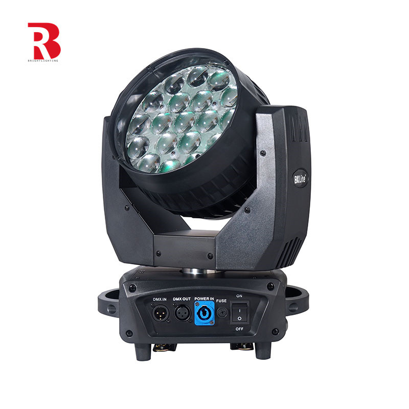 Bewegend hoofdlamp 19x15w RGBW 4in1 voor stage bar disco bruiloft