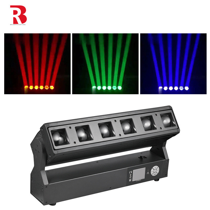 4-in-1 LED-framing-podiumlicht voor evenementen LED Pixel Zoom Bar 6 stuks 40W RGBW