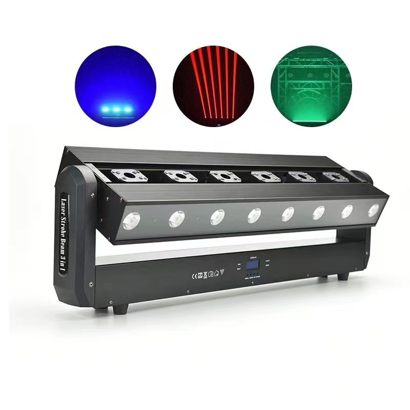 250w 6 Head Laser 3 in 1 Laser Pixel Beam Bewegende Head Light Indoor