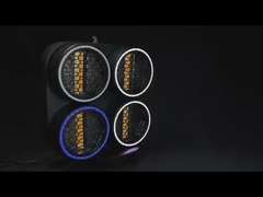 Bewegende koplamp Fabrikanten Retro 4 ogen Blinder RGB LED-kraal