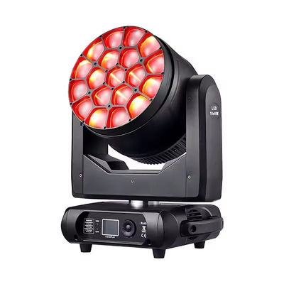 RGBW 4in1 DMX512 WASH LED19PCS 15W Bewegende kopstadiumlicht