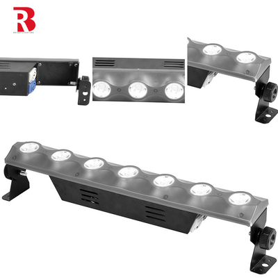 DMX512 7×3W Warm White 42 Pcs 0.5W RGB 3IN1 LED Stage City Light