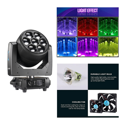 Muziekfestival LED DMX512 Bewegend Hoofd Beeye Zoom Beam Stage 7pcs 40W 4in1 Licht