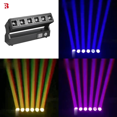 DMX512 Indoor LED Pixel Zoom Wash Bar 6pcs 40W RGBW 4In1 Podiumlicht voor show