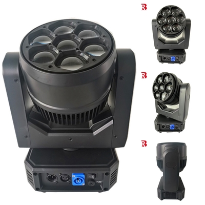 7x40 Beeye mini bewegende kop met zoom voor disco trouwfeest club bar dj show podiumverlichting