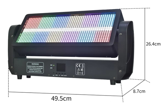 RGB 8+8 RGB Licht Bewegend Hoofd Led Strobe Licht 300W Power For Event