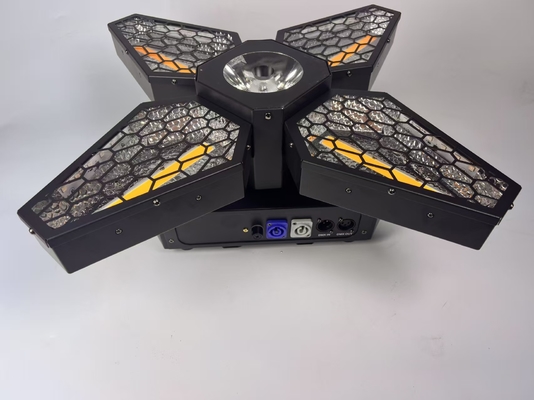 Beam Moving Head Light Retro Fan 4 Leaves 3in1 LED voor live show